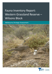 Fauna inventory report Wilsons Block (2015) (Accessible version)