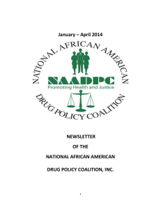 503KB - National African American Drug Policy Coalition