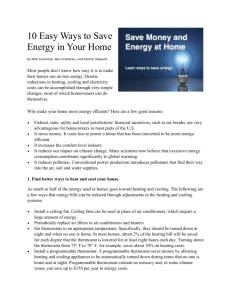 10 Easy Ways to Save Energy in Your Home