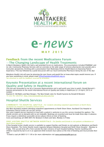 Waitakere-Health-Link-e-news