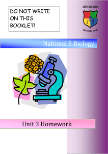 BIO_national_5_unit_3_homework