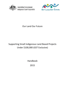 Small Land-Based Projects Handbook