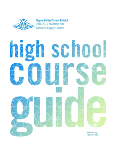 2016-17 Course Guide - Higley Unified School District
