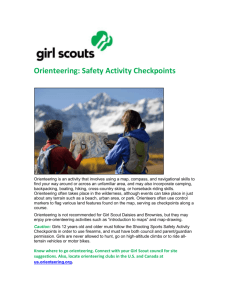 Orienteering - Girl Scout Council