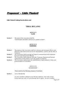 TBOA Bylaw Amendments For 2014 – Plunkett