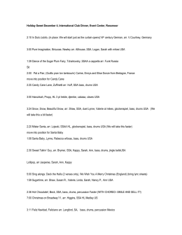 Alligator Alley Program Notes Randall Alligator Alley Program Notes Randall