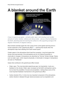 A blanket around the Earth