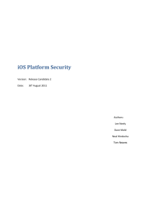 iOS Platform Security (DOC)