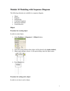 Module 10 Modeling with Sequence Diagram