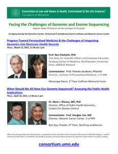 Facing the Challenges of Genome and Exome Sequencing