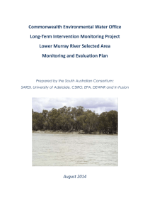 CEWO Long-term Intervention Monitoring Project Lower Murray