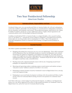 Two Year Postdoctoral Fellowship