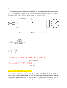 Homework Solutions Chapter 5 8. In the figure below a tube with