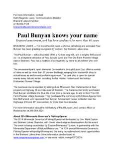 Paul Bunyan knows your name: Brainerd amusement park has been