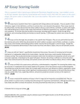 Literary Analysis Thesis Examples