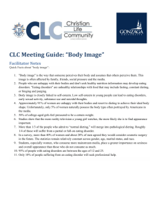 CLC Meeting Guide: “Body Image”