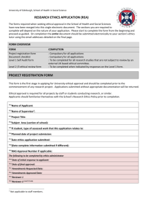 SHSS Ethics Application Form (doc, 96kb)