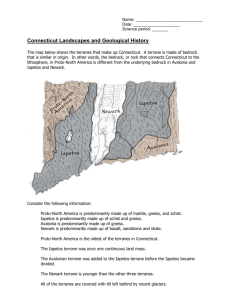 Connecticut Landscapes and Geological History