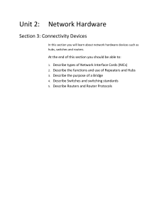 Network Connectivity Devices - Computer Technology Training