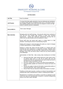 job description - Draycott Nursing and Care