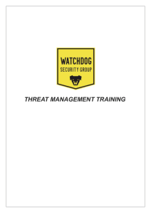 Training - Watchdog Security