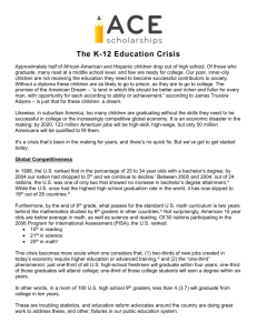 The K-12 Education Crisis