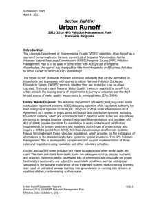 Section 8(b). Urban Runoff