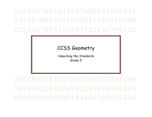 CCSS Geometry