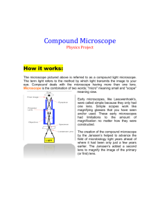 Compound Microscope [PROJECT]