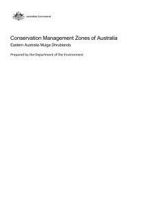 Conservation Management Zones of Australia: Eastern Australia