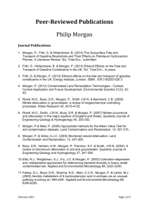 Phil Morgan publications list (Words)