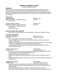 Resume - Buncombe County Schools