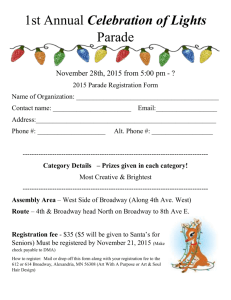 First Annual Celebration of Lights Parade-rvsd
