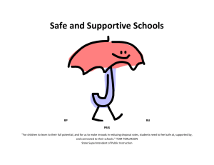 Safe and Supportive School