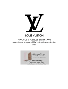 Integrated Marketing Communication Plan – Louis Vuitton