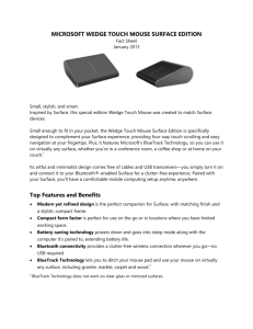 microsoft wedge touch mouse surface edition