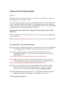Globalization and Development Policy