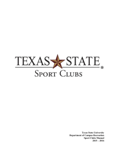 Southwest Texas - Texas State University