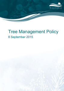 Nillumbik Tree Management Policy 2015