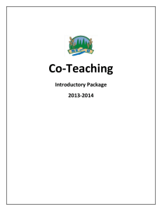 Co-Teaching Booklet