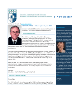 Health-Matters-The-CAHS-On-line_Newsletter-E_Volume