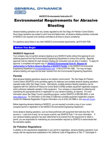 Abrasive Blasting Environmental Requirements