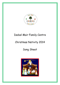 Christmas Song Sheet 2014