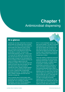 Antimicrobial dispensing - Australian Commission on Safety and