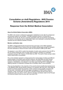 Read the BMA`s submission to the 2014 consultation