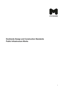 Docklands Design and Construction Standards