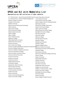 UPCEA and OLC Joint Membership List