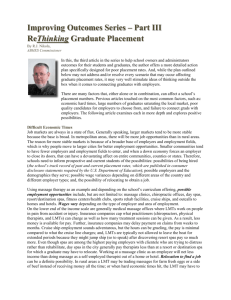 Rethink Graduate Placement