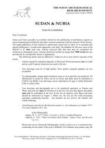 SARS_notesForContributors - The Sudan Archaeological Research