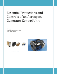 Essential Protections and Controls of an Aerospace Generator